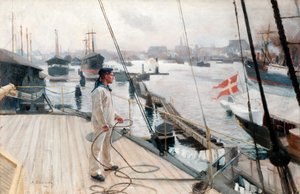 Dal porto di Copenaghen I.Svenska da Albert Gustaf Aristides Edelfelt
